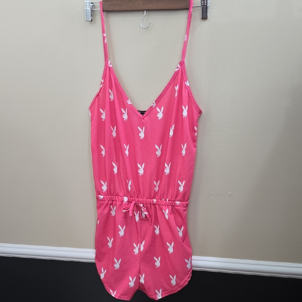 PLAYBOY Pink Pajama Romper